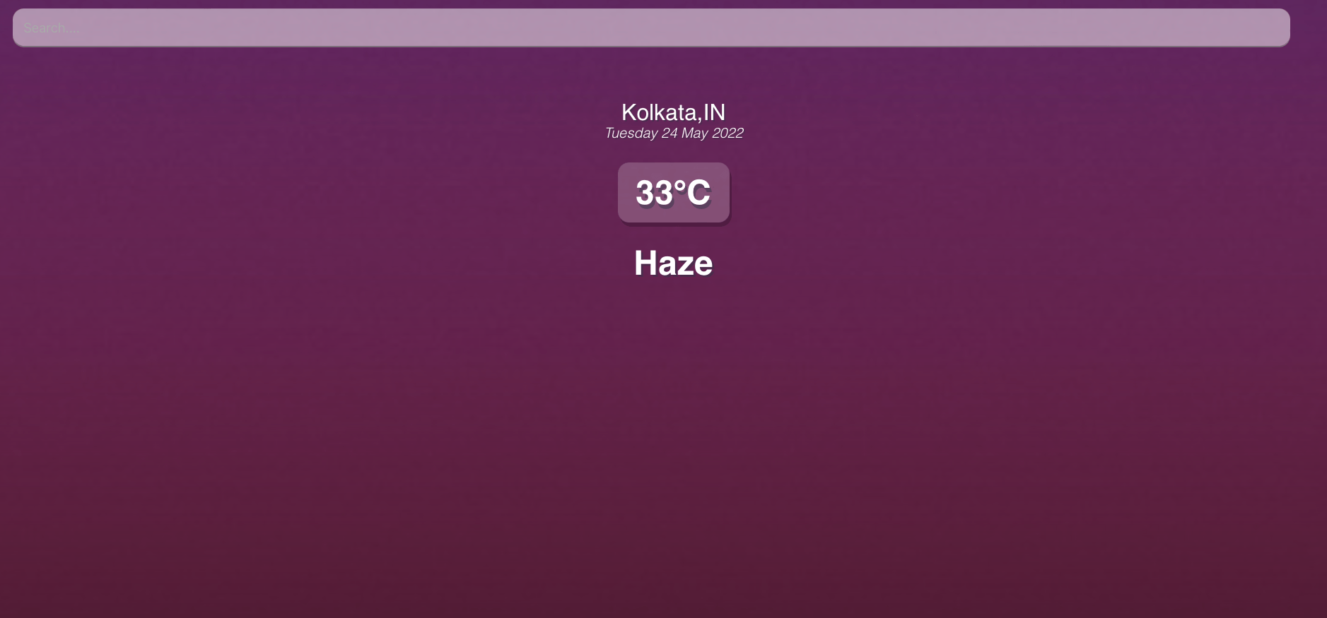 Weather App
